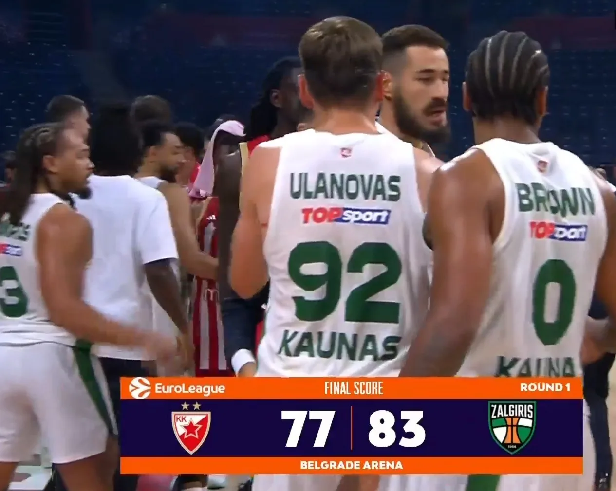 Zvezda poražena od Žalgirisa, domaći igrači bez poena za 40 minuta košarke
