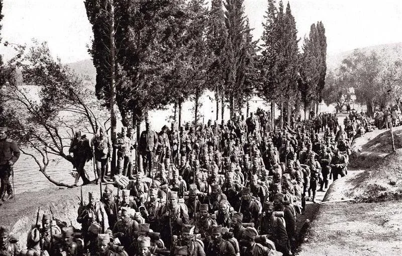 ПОЧЕТАК ПОВЛАЧЕЊА И ПОВЛАЧЕЊЕ СРПСКЕ ВОЈСКЕ У ПРВОМ СВЕТСКОМ РАТУ — fotografija 16