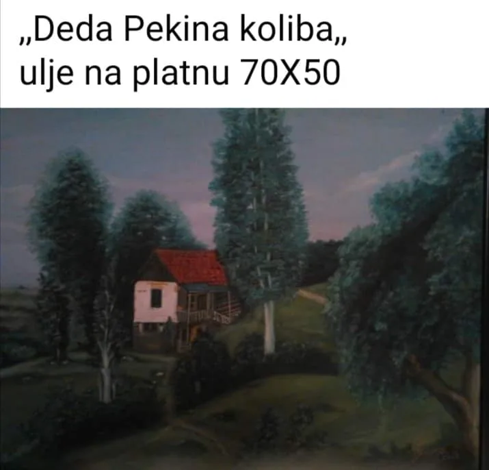 СЕЛО ЦРВЕНА ЈАБУКА НА ПЛАТНИМА ВИНКА ДИМИТРИЈЕВИЋА (1960-2020) — fotografija 13